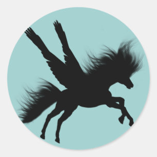 Pegasus Silhouette Pegatina
