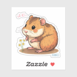PEGATINA かわいいハムスターのオリジナルステッカー♡
