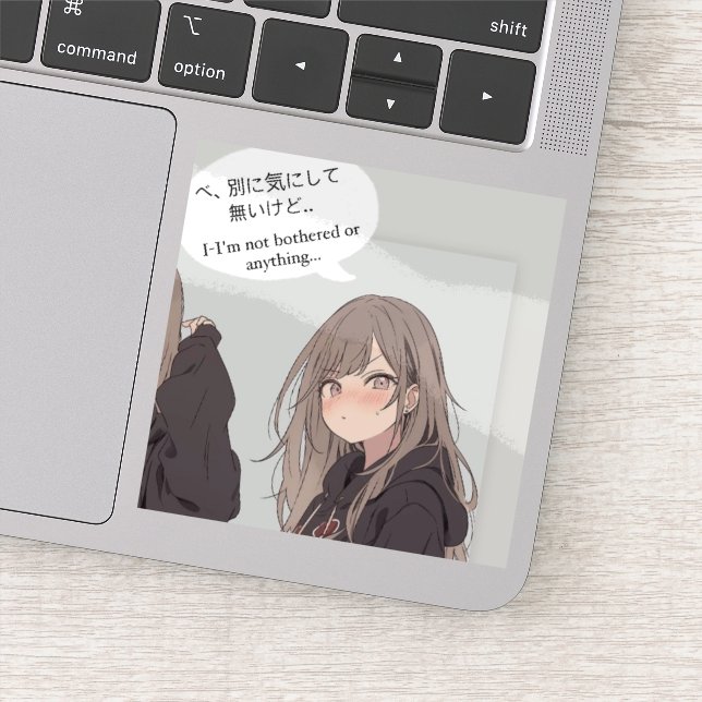 PEGATINA べ、別に気にしてないけどステッカー｜寿司娘シール (Detalle)