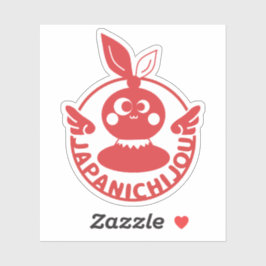 Pegatina ジャパ日常 JapaNichijou ロゴ ステッカー Logo Sticker 背景透過