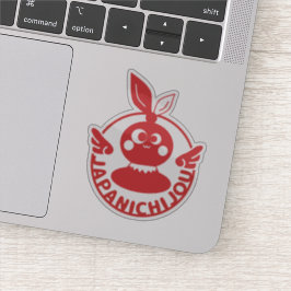 Pegatina ジャパ日常 JapaNichijou ロゴ ステッカー Logo Sticker 背景透過