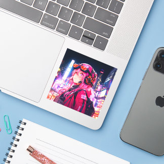 PEGATINA ステッカー｜VACHABORG グッズ「ピンクメカニカルガールの探検」