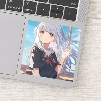 Pegatina 「仮面JKミリア」ステッカーシール｜寿司娘 generativeai