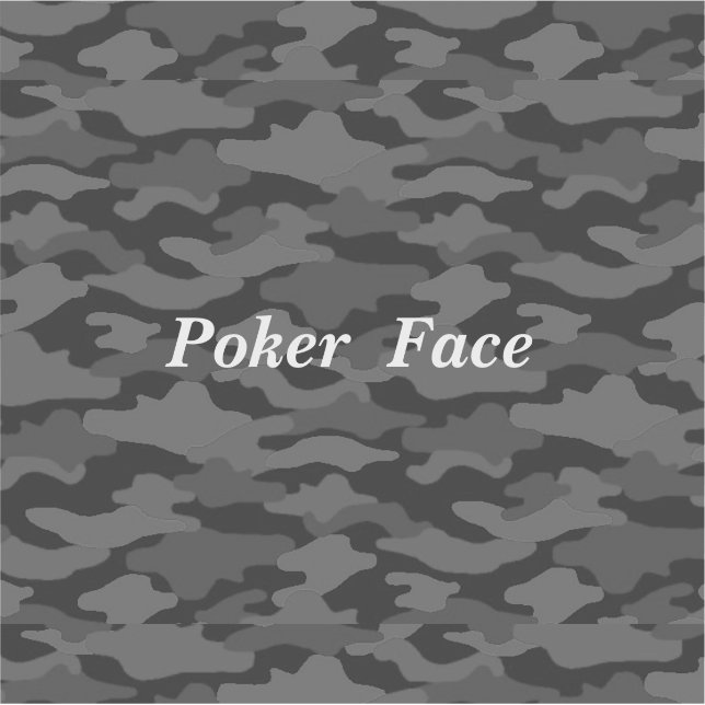 PEGATINA 文字　カスタム　迷彩（ダーク）   シール (Anverso)