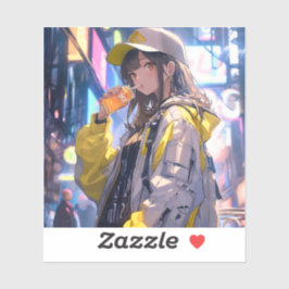 Pegatina 東京娘アイコン/Tokyo Gorl icon Badge | 東京娘 GenerativeAI