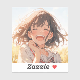 Pegatina 田舎娘アイコン/Country Girl icon Seal | 東京娘 GenerartiveAI
