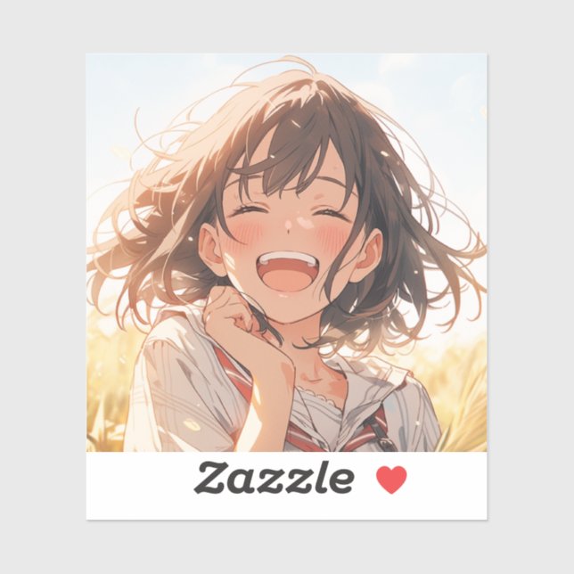 Pegatina 田舎娘アイコン/Country Girl icon Seal | 東京娘 GenerartiveAI (Hoja)