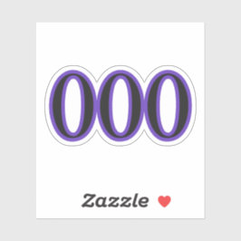 Pegatina 000 Angel Number New Cycles