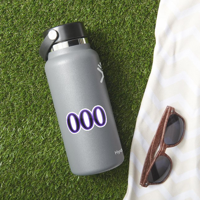 Pegatina 000 Angel Number New Cycles (HydroFlask Insitu)