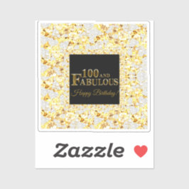 Pegatina 100 cumpleaños