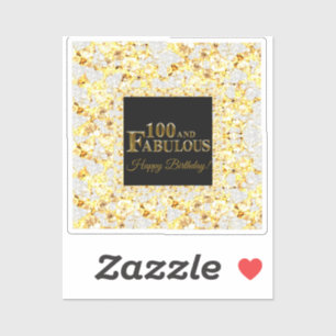 Pegatina 100 cumpleaños