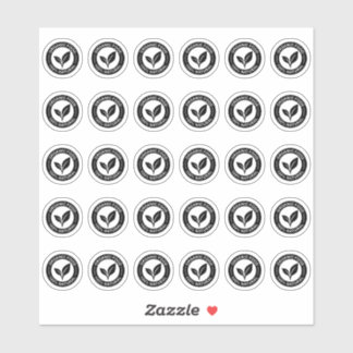 Pegatina 100% Organic Food Mini Food Label 