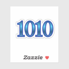 Pegatina 1010 Angel Number Intuition