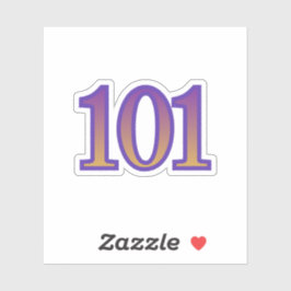 Pegatina 101 Angel Number Energy Sticker