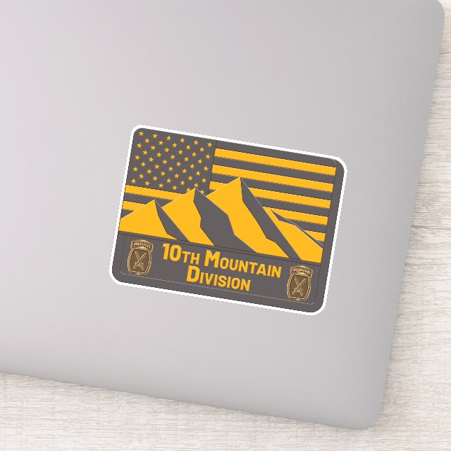 Pegatina 10.ª División de Montaña (Detalle)