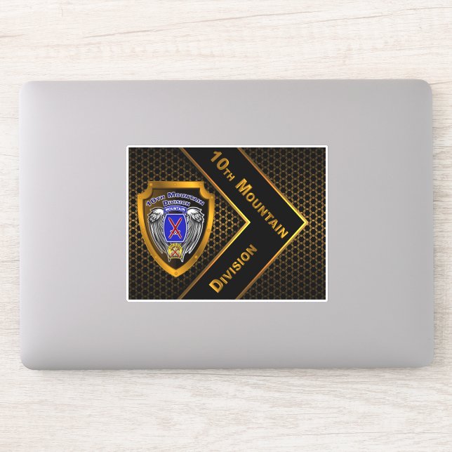 Pegatina 10.ª División de Montaña (Ordenador)