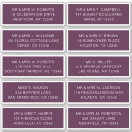 Pegatina 10 Boda del Fiesta de la dirección de invitado ind