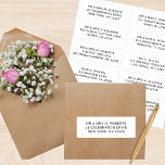 Pegatina 10 Boda del Fiesta de la dirección de invitado ind<br><div class="desc">10 Fiesta de dirección de invitado individual Boda Pegatinas de escritura negra cuenta con 10 pegatinas con su nombre de invitado y dirección individual en cada pegatina de color negro sobre un fondo claro. También es perfecto para Navidades y tarjetas de vacaciones, invitaciones a fiestas, tarjetas de agradecimiento y correos...</div>