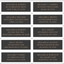 10 Nombre de invitado individual Dirección Mystica