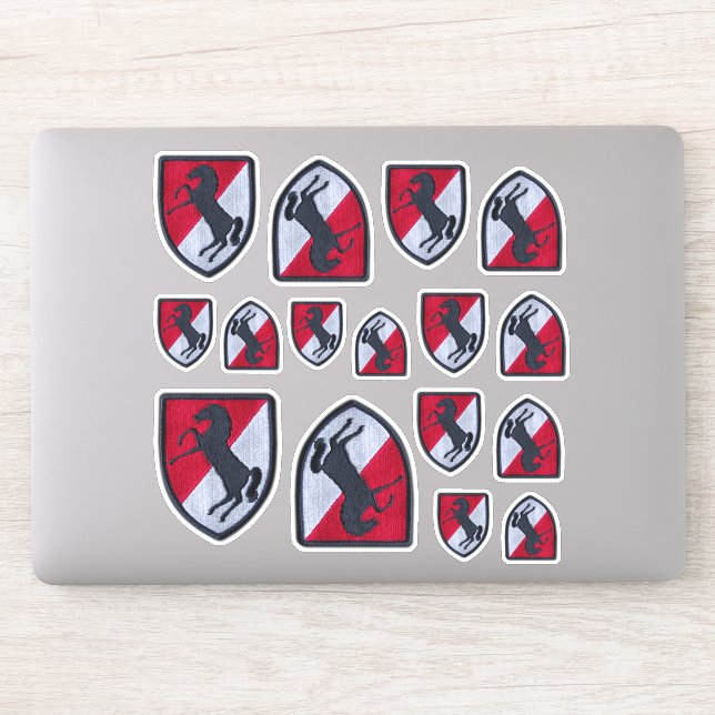 Pegatina 11.º torneo del Regimiento de Caballería (Ordenador)