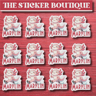 Pegatina 12 En Un Nombre Personalizado Cute Ejecutando El P