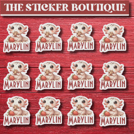 Pegatina 12 En Un Solo Nombre Personalizado Tiempo De Aperi