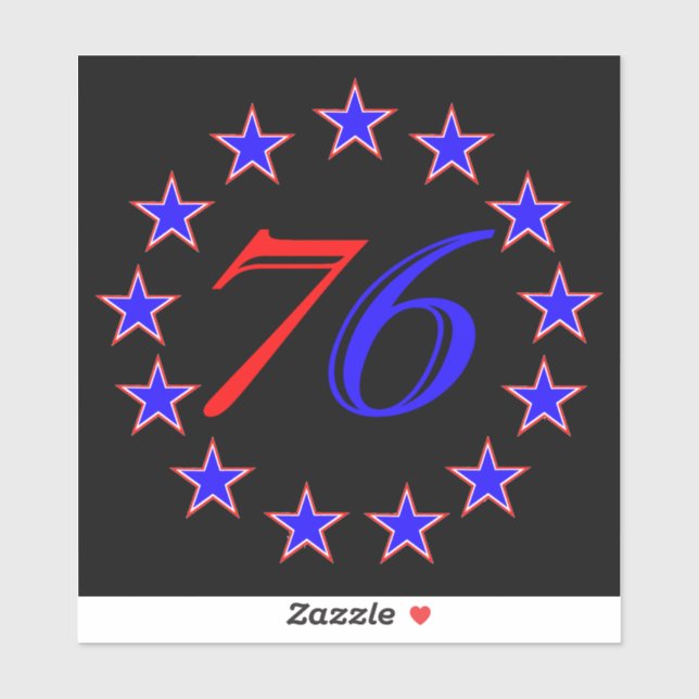 Pegatina 13 estrellas (Hoja)