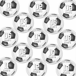 Pegatina 13 futbolistas personalizados individualmente