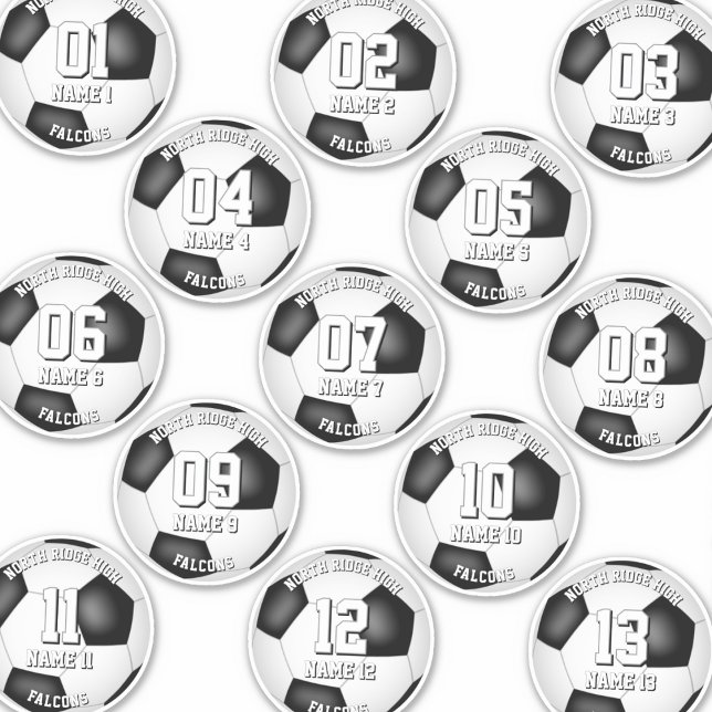 Pegatina 13 futbolistas personalizados individualmente (Subido por el creador)