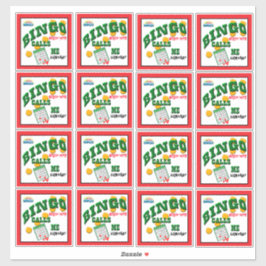 Pegatina 14 x 14 Bingo