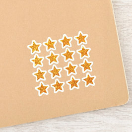 Pegatina +16 Estrellas Brillantes con Purpurina | Recompens