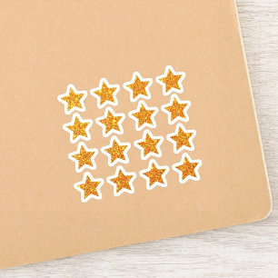 Pegatina +16 Estrellas Brillantes con Purpurina   Recompens