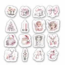 Pegatina 16 Navidades Personalizados-Pegatinas de vinilo en