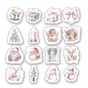 Pegatina 16 Navidades Personalizados-Pegatinas de vinilo en
