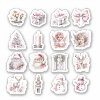 Pegatina 16 Navidades Personalizados-Pegatinas de vinilo en