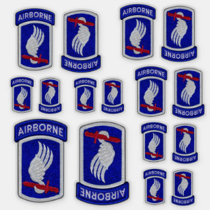 Pegatina 173.ª brigada aérea de ABN - Contacto de soldados 