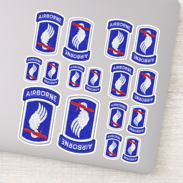 Pegatina 173.ª Brigada Aérea de la ABN - Concurso de soldad (Detalle)