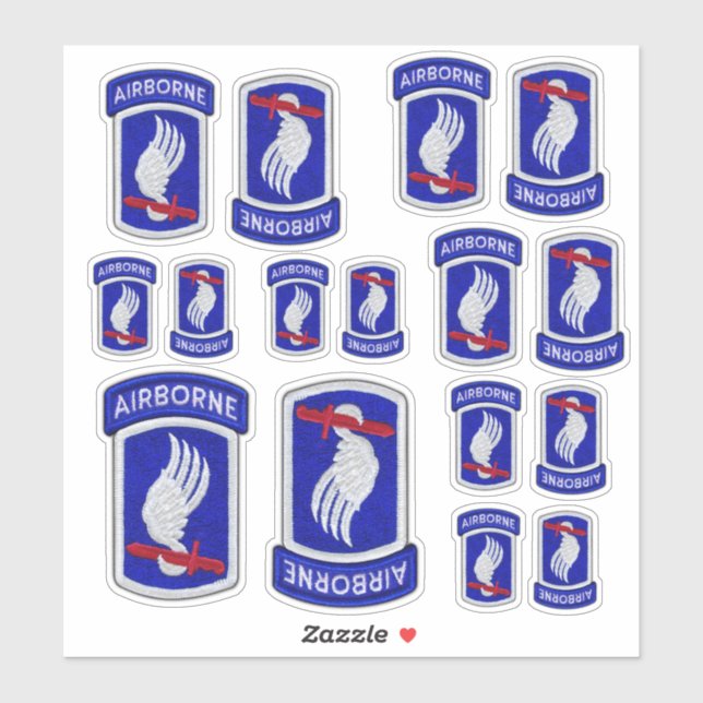 Pegatina 173.ª Brigada Aérea de la ABN - Concurso de soldad (Hoja)