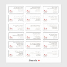 18 Bodas individuales Nombre de invitado Direccion