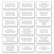 18 Sans de envío de dirección de destinatario indi