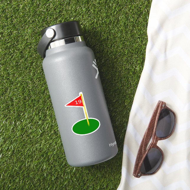 Pegatina 19º hoyo (HydroFlask Insitu)