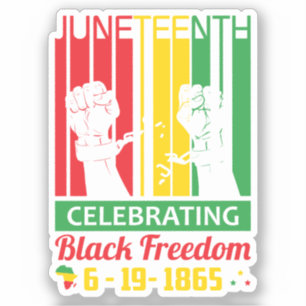 Pegatina 19 de junio   19 de junio de 1865   Libertad para 