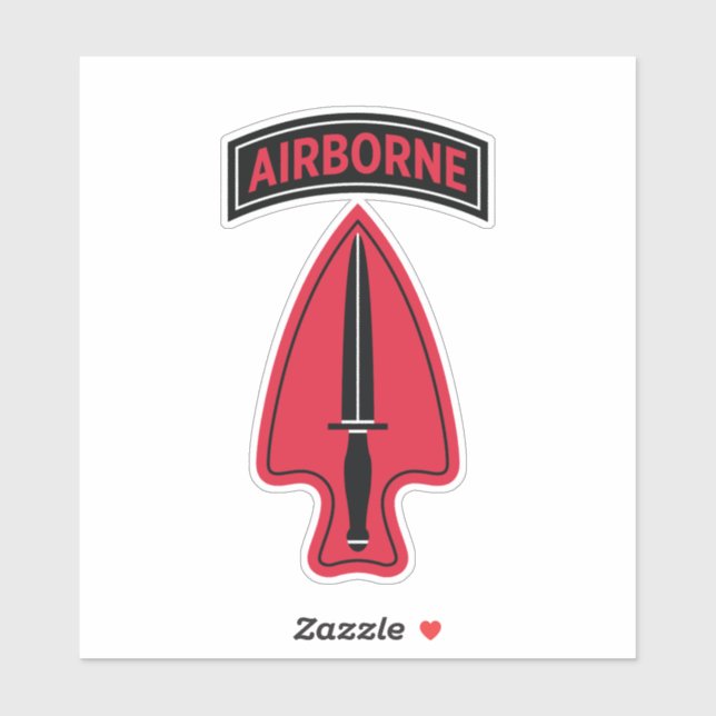 Pegatina 1.ᵉʳ destacamento operativo de las fuerzas especia (Hoja)