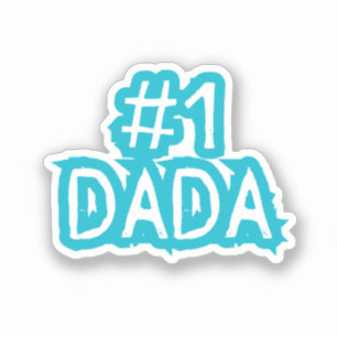 Pegatina #1 Papá   Mejor Papá Padre Papá Nuevo Papá