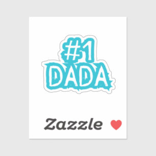 Pegatina #1 Papá   Mejor Papá Padre Papito Nuevo Padre