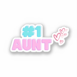 Pegatina #1 Tía Sticker