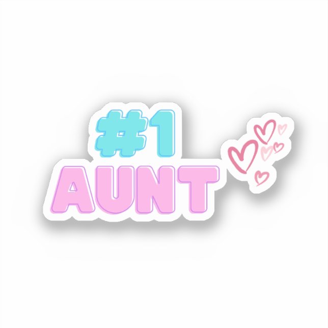 Pegatina #1 Tía Sticker (Anverso)