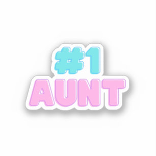 Pegatina #1 Tía Sticker