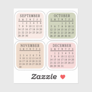 Pegatina 2025 Calendario Mensual Bullet Journal Bujo Planne