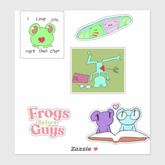 Pegatina 2026 frog Valentine pack Sticker